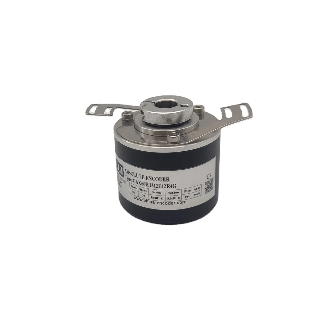 CALT 60mm RS485 Output 12mm Shaft CAX60H1212E12R4G Absolute Rotary Encoder Multi-turn 12bits 12bit Encoder