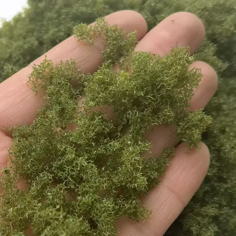 22G Simulation Tree Powder Green Plant Tufted for DIY Miniature Lowland Shrub Bushy Tuft Architecture Building Model Railway