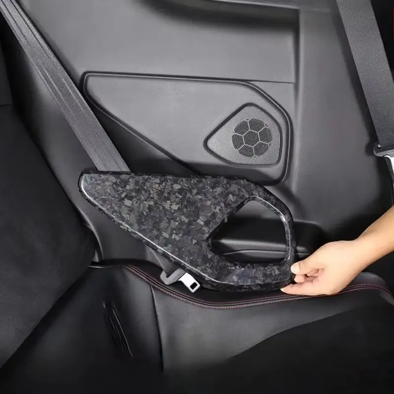 

Для SUBARU BRZ для TOYOTA 86 GR86 GT86 настоящее сухое углеродное волокно 22-25, декоративная крышка заднего динамика, изготовленные принадлежности, модифицированный интерьер