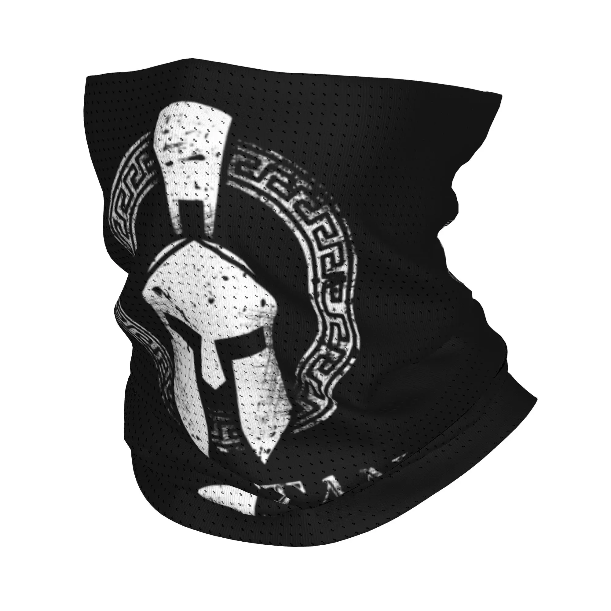 

Custom Spartan Molon Labe Sparta Bandana Neck Warmer Women Men Winter Hiking Ski Scarf Gaiter Face Cover