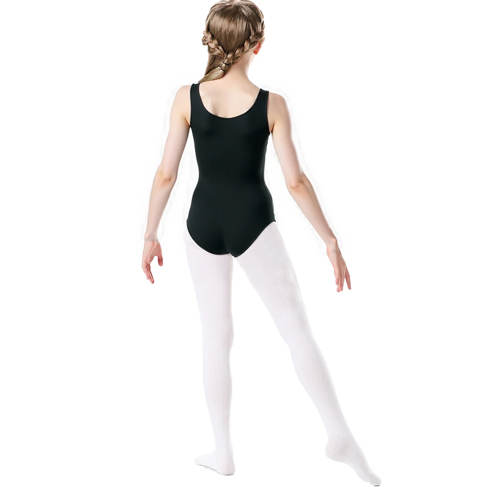 OVIGILY Girls Basic Tank Leotard for Ballet Dancewear Kids Spandex Sleeveless Gymnastics Bodysuit Outfit Toddler Leotards