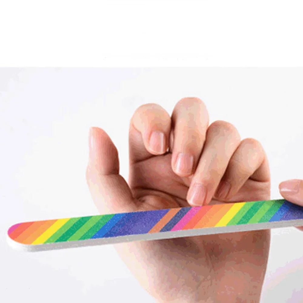 20pcs Double-sided Grit Nail Files Nail Buffer Disposable Nail File Manicure Art Tools