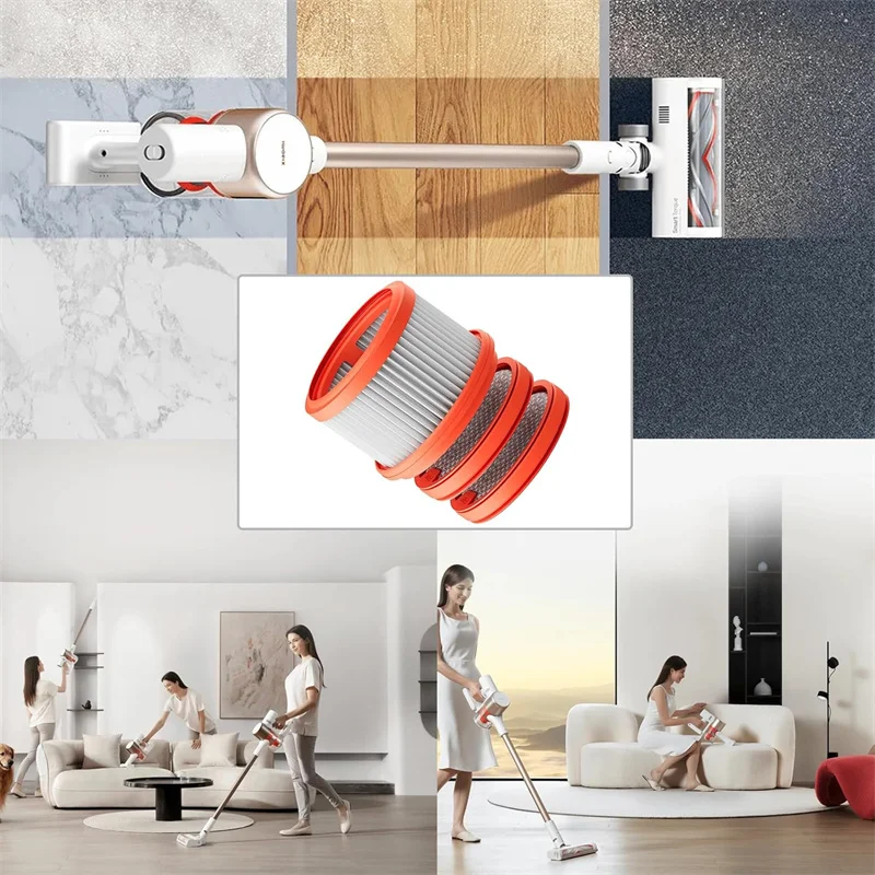 Комплект фильтров для пылесоса Xiaomi G9, G9 Plus/G10, G10 Plus, замена моющегося HEPA-фильтра