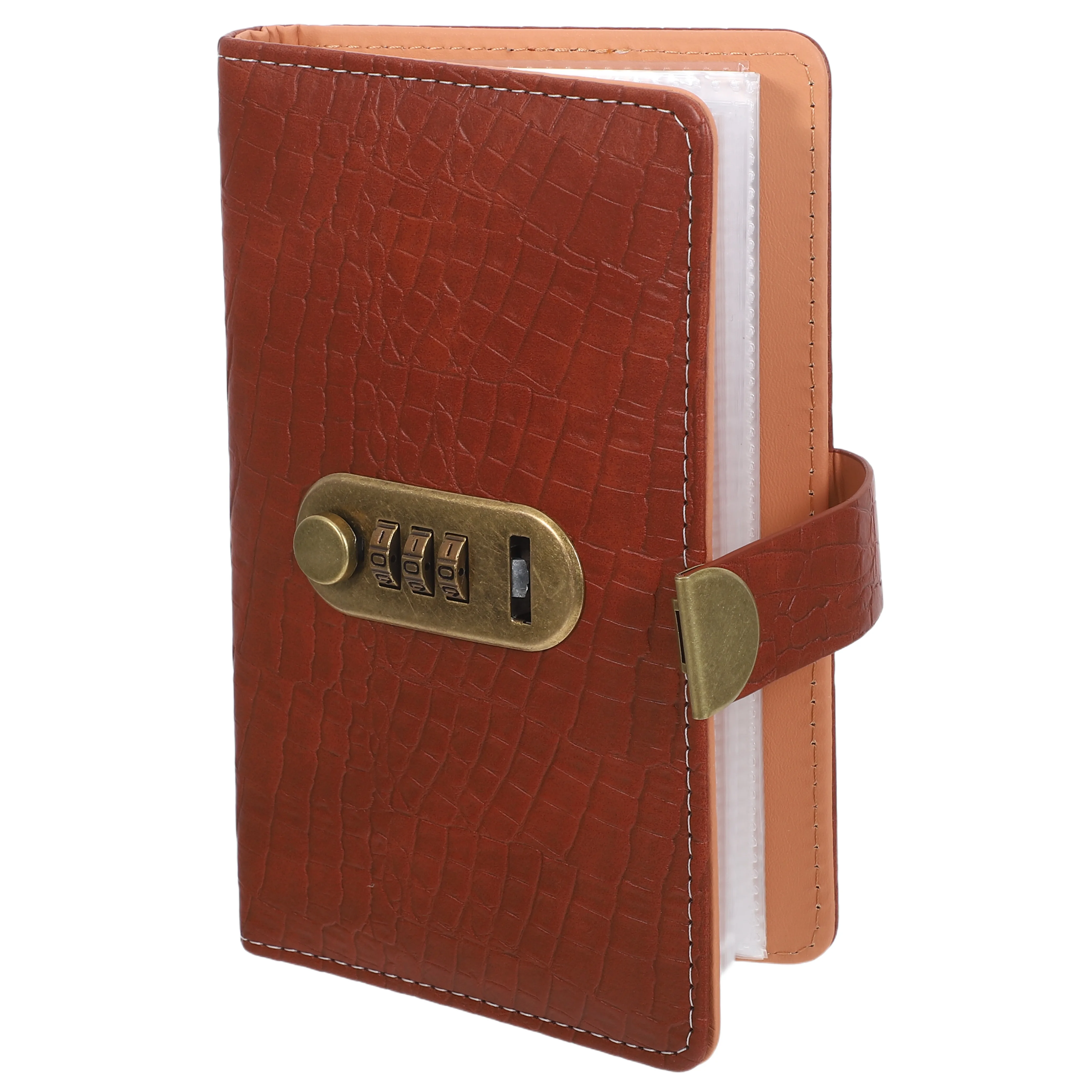 

7.00x4.32in Money Book For Cash 100 Envelopes Money Saving Book With Password Lock Loose Change Saving Storage Budget Binder