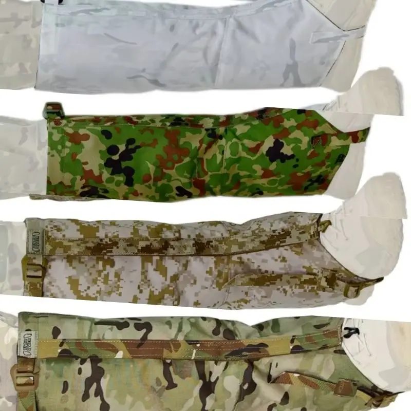 Couvre-tibias tactiques camouflage neige pour activités de plein air, randonnée et alpinisme, équipement de protection thermique JSDF