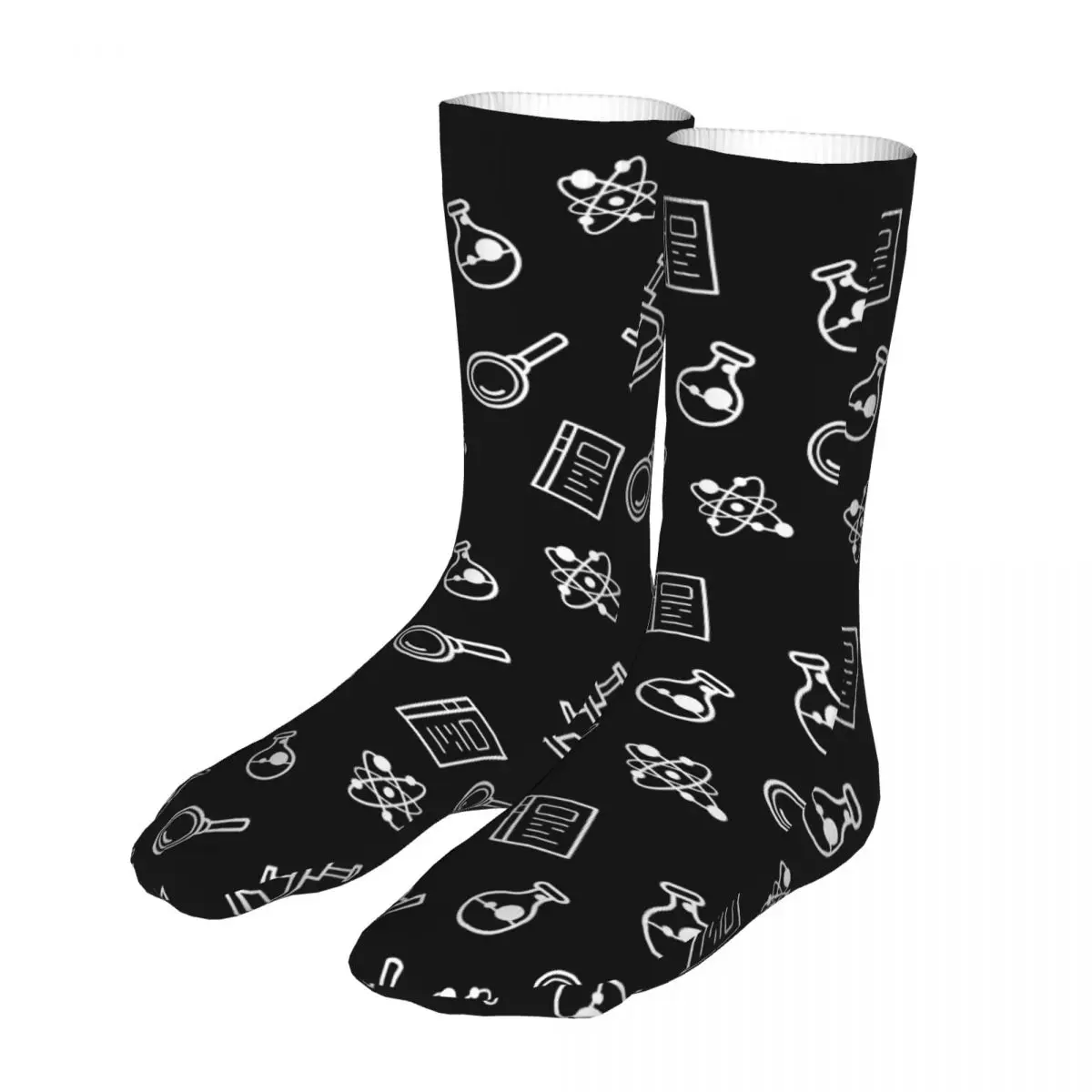 Happy Cool Science Laboratory Equipment Women Socks 2022 Men Sport Sock