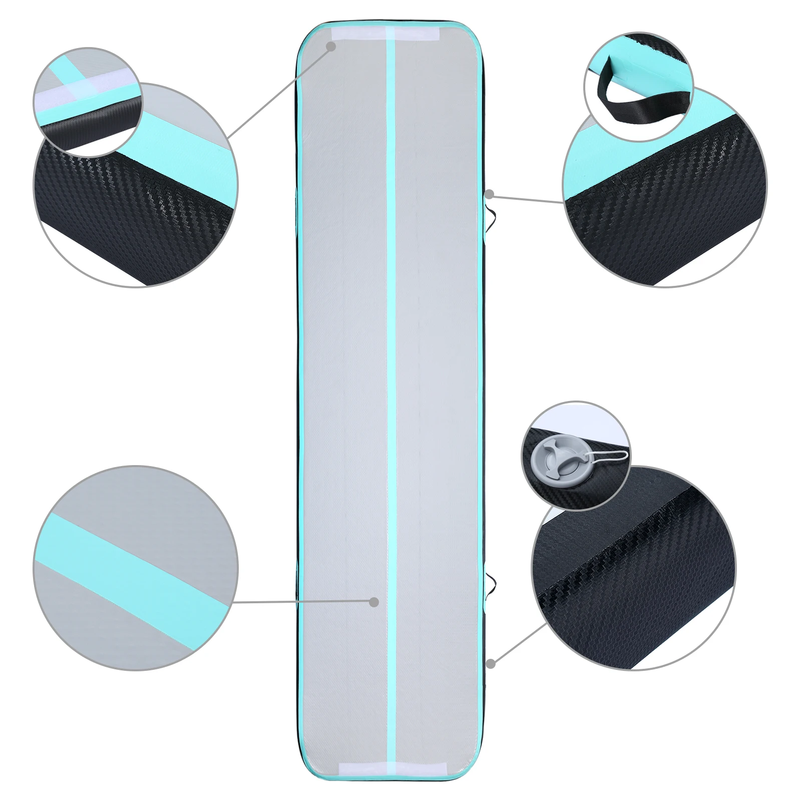 

Надувной гимнастический коврик для воздушной дорожки с воздушным насосом, тренировочный коврик для йоги, черлидинга для домашнего использования