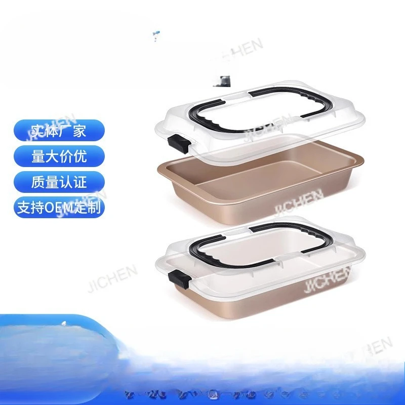 

Черный и золотой набор из 2 предметов. Углеродистая сталь с антипригарным покрытием и ручкой крышки. Форма для выпечки тортов. Выпечка бровей. Кулинария. Выпечка.