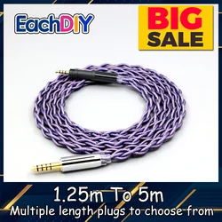 Type2 1.8mm 140 cores litz 7N OCC Headphone Cable For Sennheiser HD599 HD569 HD 560S HD559 hd560s LN008250