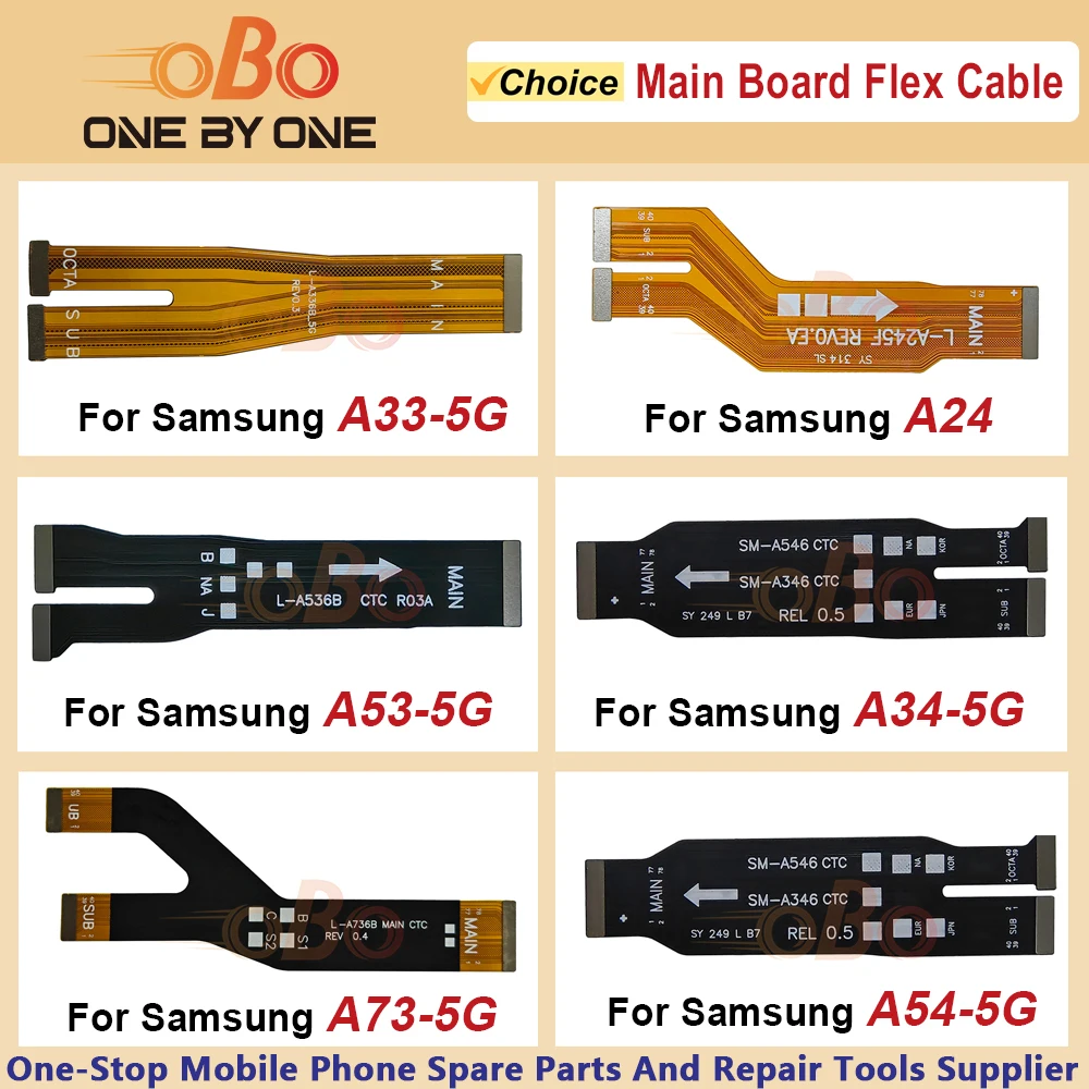 Motherboard Main Board Connection Connector Ribbon Flex Cable for Samsung Galaxy A33 A53 A73 A24 A34 A54 5G A245 Repair (1PC)