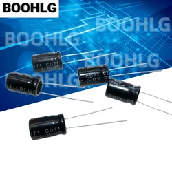 10PCS 200v NP BP audio crossover non-polar aluminum electrolytic capacitor 250v 1uf 2.2uf 3.3uf 4.7uf 1.8uf 6X11mm 160V