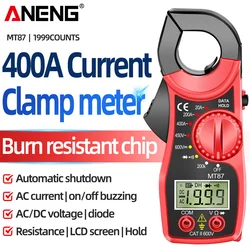 ANENG MT87 1999 conta pinza amperometrica digitale DC/AC multimetro amperometro Tester di tensione NCV Ohm strumento rilevatore di alta precisione