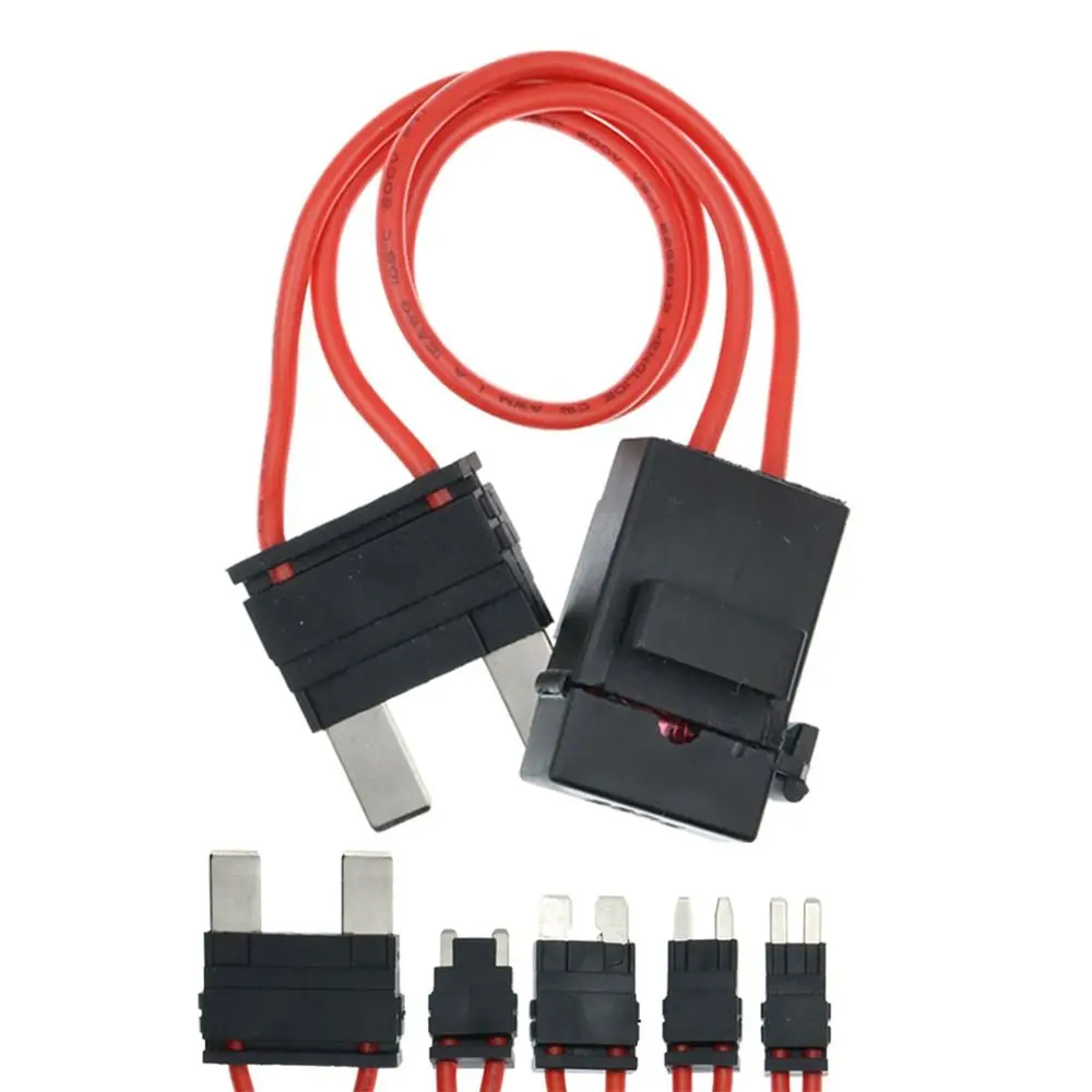 32V 15A Car Modification Electrical Appliances Large Size Standard Mini Micro2 Fuse Extension Cord ACC Fuse Box Car Fuse Holder