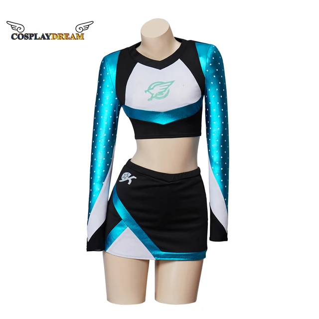 Euphoria Cheerleading Uniform Euphoria Maddy Set Crop Top with Mini Skirt Girls High School Long Sleeve Cheerleading Costume AliExpress