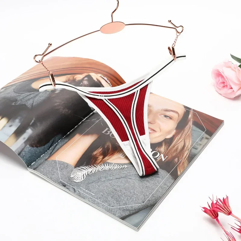 Celana Dalam Wanita Thong Mulus Pinggang Rendah Solid Pinggul Pengangkat Paket Wanita G String Katun Celana Dalam Wanita Lingerie Nyaman