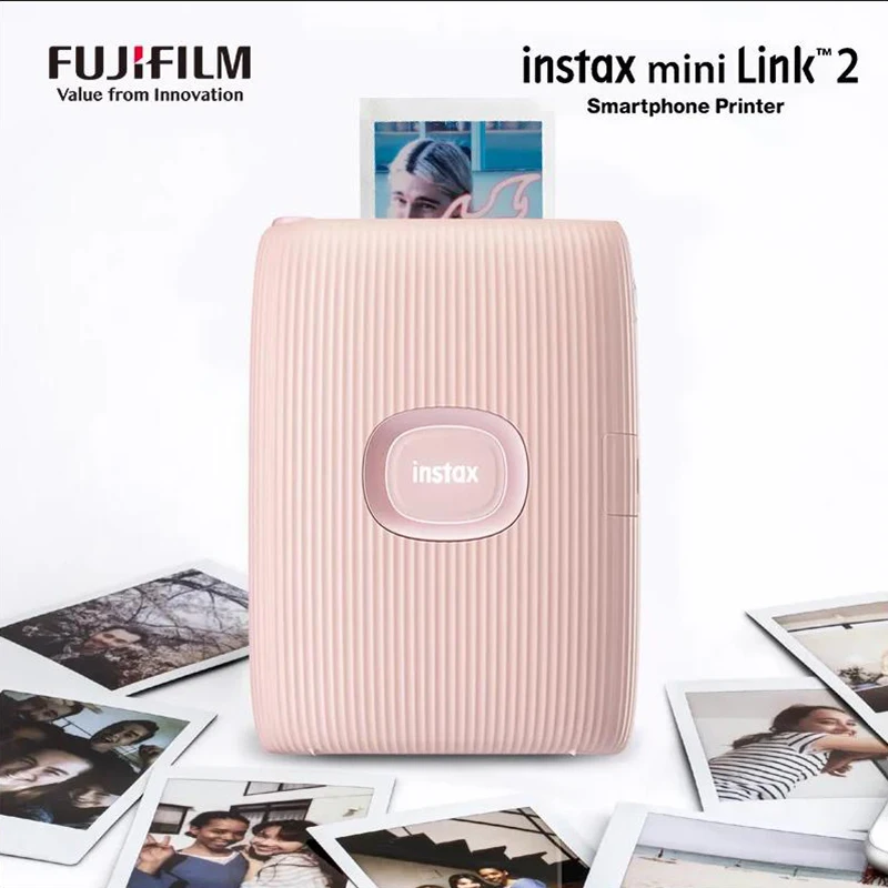 Fujifilm-Impressora Instax Mini Link2, Segunda Geração, Mini Impressora Instantânea, Impressora Smartphone com Filme Fuji Mini