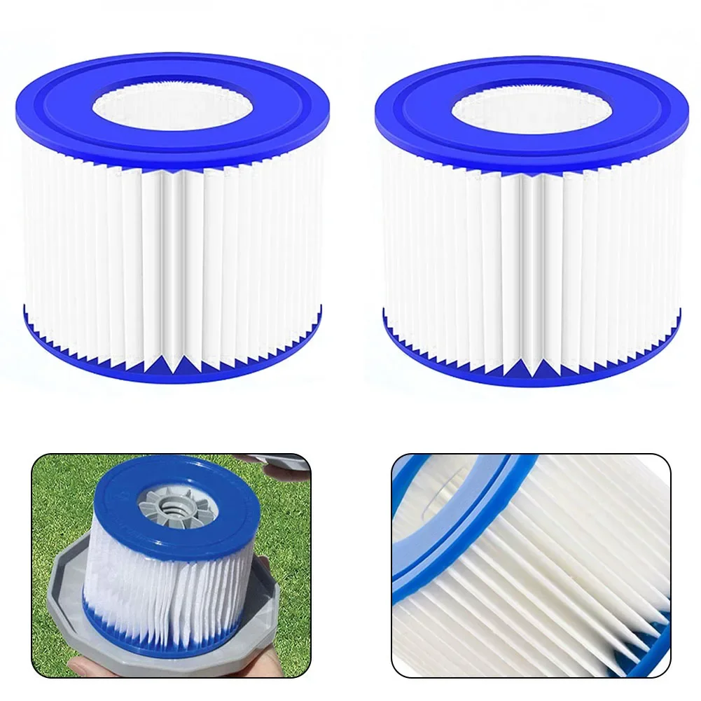 6pcs for Lay Z Lazy Hot Tub Spa Pool Miami Vegas Monaco Cartridge Filters VI Outdoor Garden Spas Pool Filters Cleaning Tool