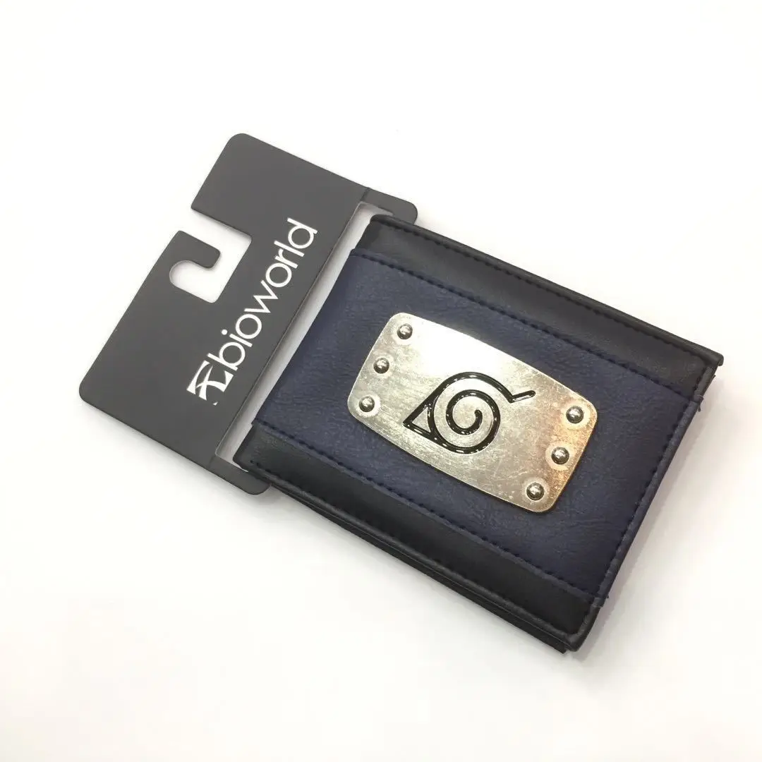 Короткий кошелек из искусственной кожи в стиле аниме Наруто Акацуки для мужчин - Саске, подарок с дизайном четвертого Хокаге