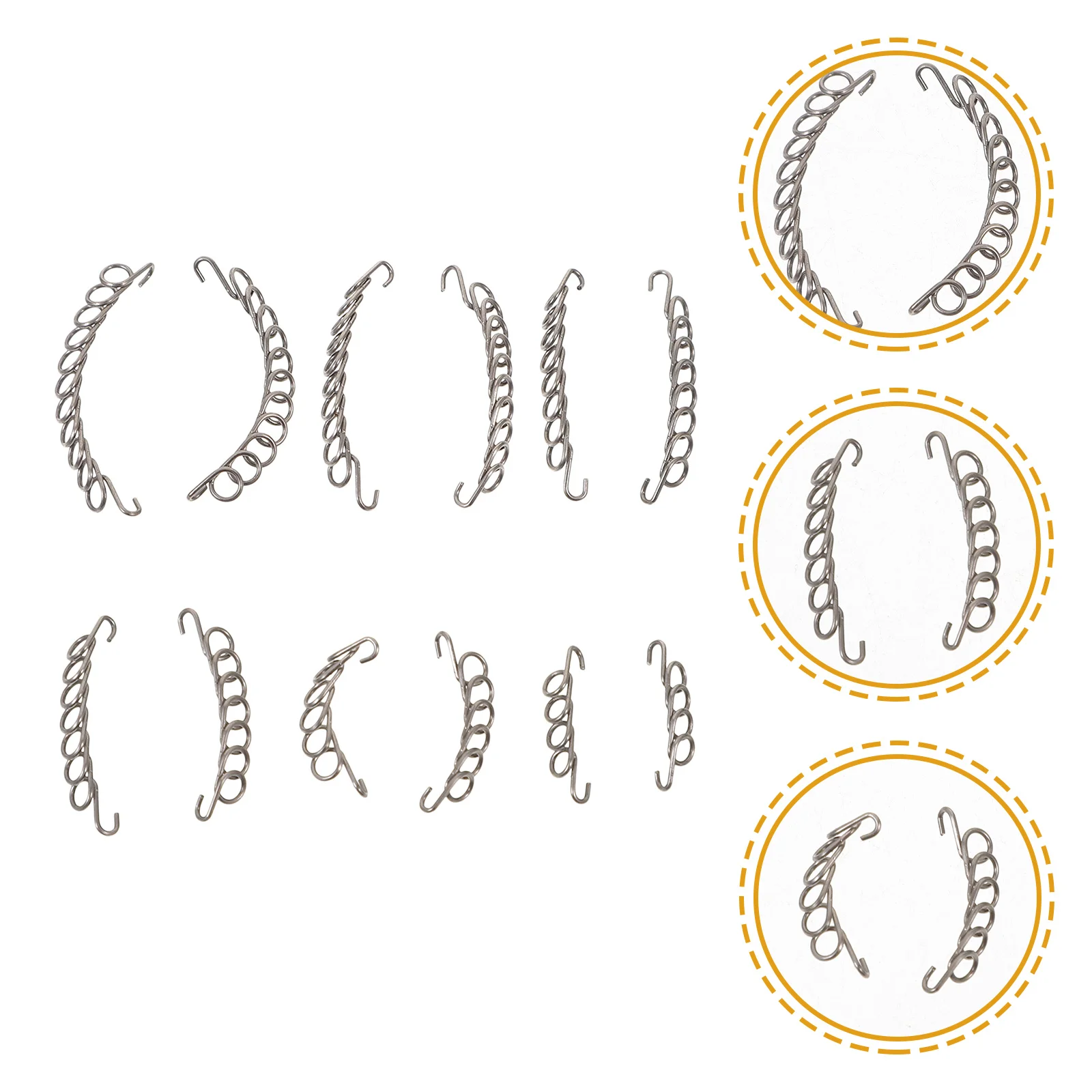 

12Pcs Professional Toenail Corrector Reusable Stainless Steel Wires Compact Nail Correction Tool Toenail Corrector