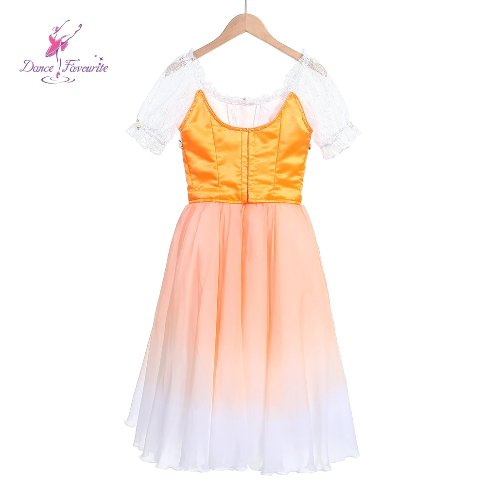 Dance Favourite Ballet Tutus B24120 Orange Ombre Romatic Ballet tutu Ballet Tutu Coppélia Tutus