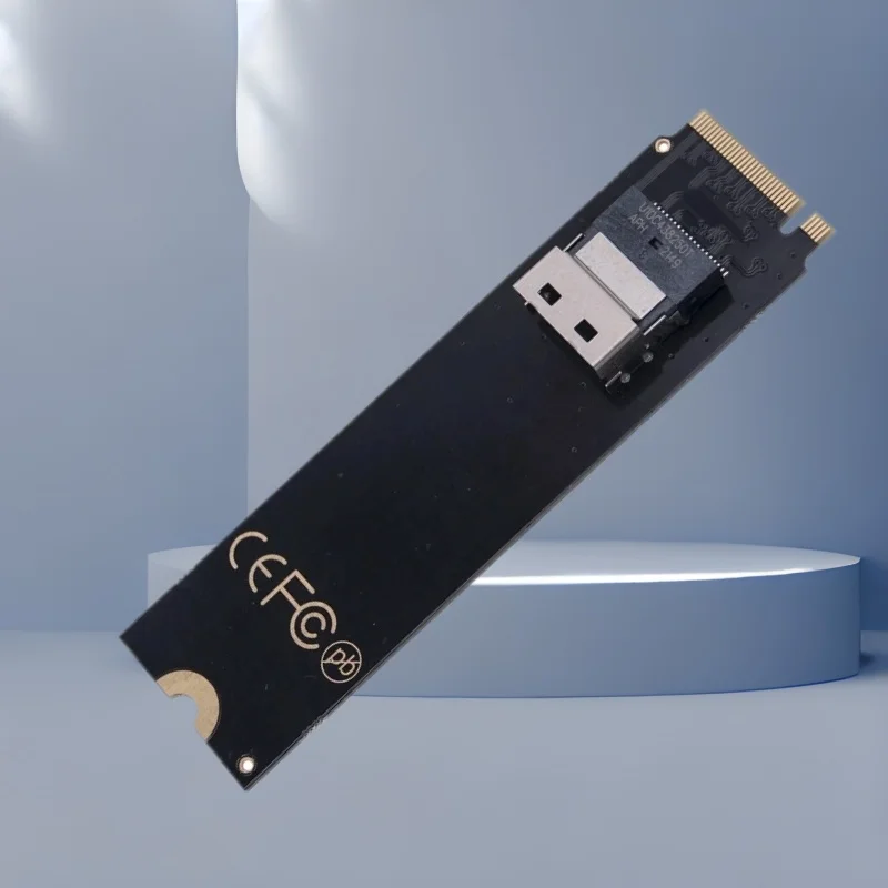 

M.2 M-Key NVME to SFF-8654 Slimline SAS Expansion Card Riser Adapter for U.2 SFF-8639 NVME PCI-E SSD For Mainboard SSD Converter