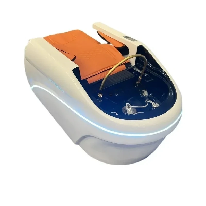 

Automatic intelligent electric massage shampoo bed hair salon ceramic basin flushing massage integrated53