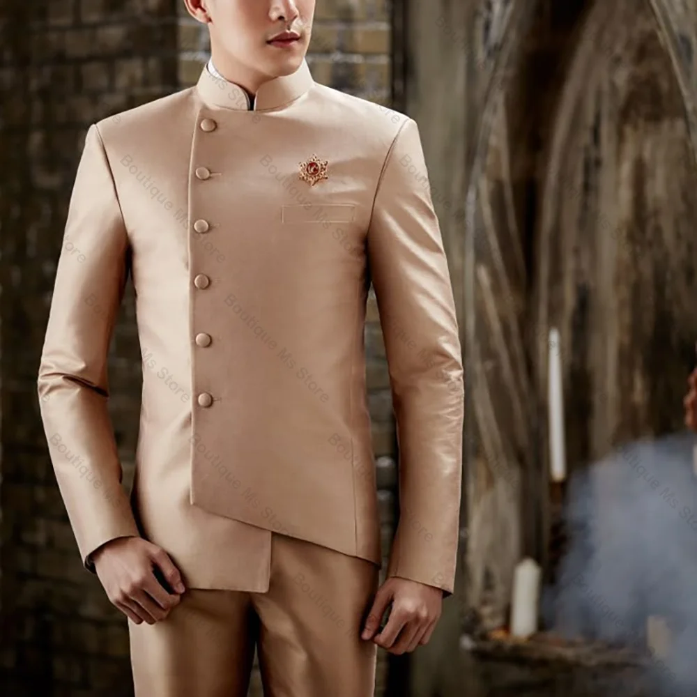 

New Chic Single Breasted Men Suit Two Pieces(Jacket+Pants) Outfits Casual Party Prom Wedding Set