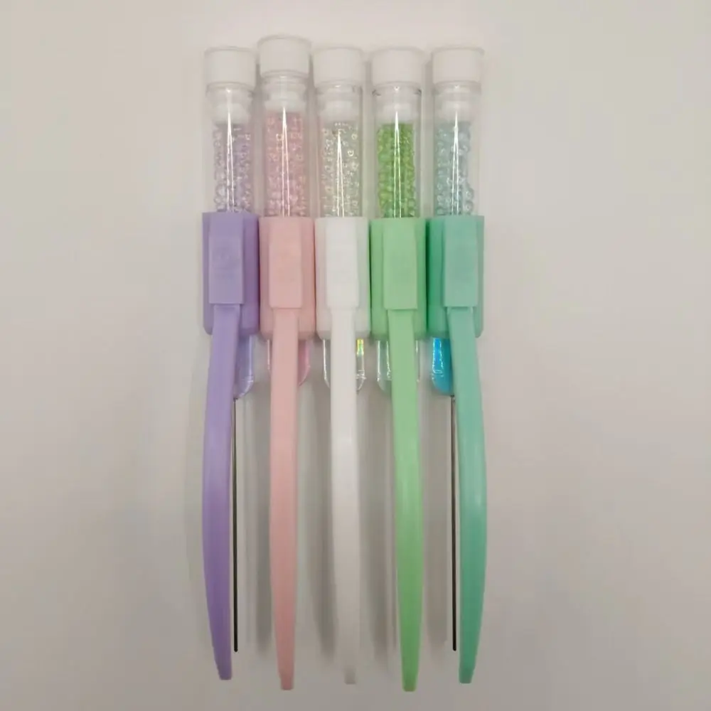 Creative Diamond Clips Pen Tray Kits 2.6mm Handmade Diamond Painting Tweezers Handheld DIY Diamond Painting Tool Tray Kits