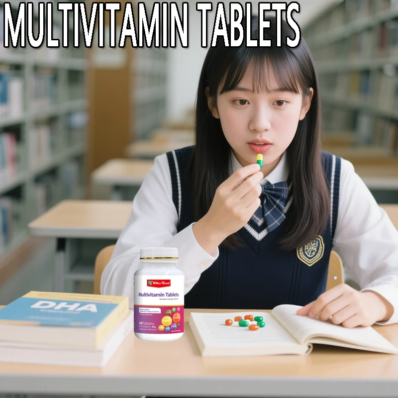 

1 bottle multivitamin tablets to supplement nutrition maintain normal vision regulate nervous system function improve immunity