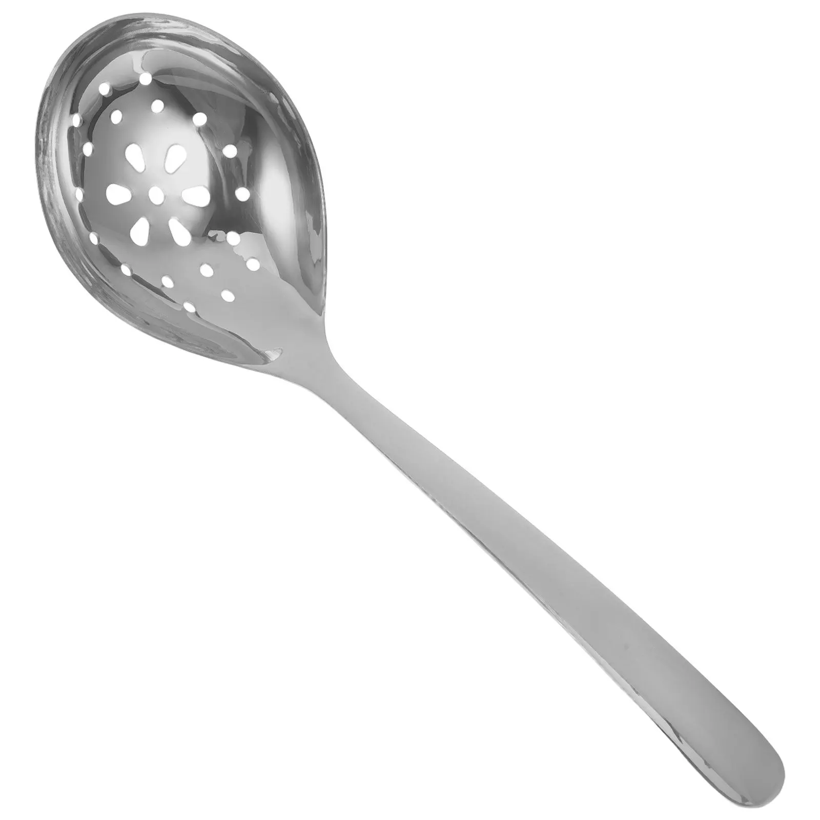 304 Stainless Steel Large Slotted Spoon for Serving Buffet Pasta Soup Stews Hot Pot Draining Straining Skimmer Ladle Cooking