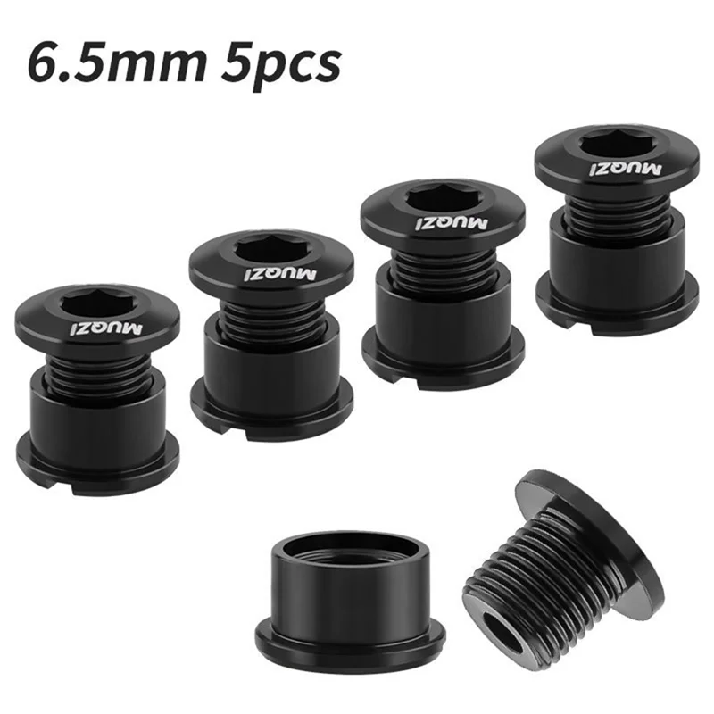 MUQZI 5 قطعة مجموعة مسامير سلسلة 6.5 مللي متر مسامير سلسلة واحدة للدراجات على الطرق والجبال