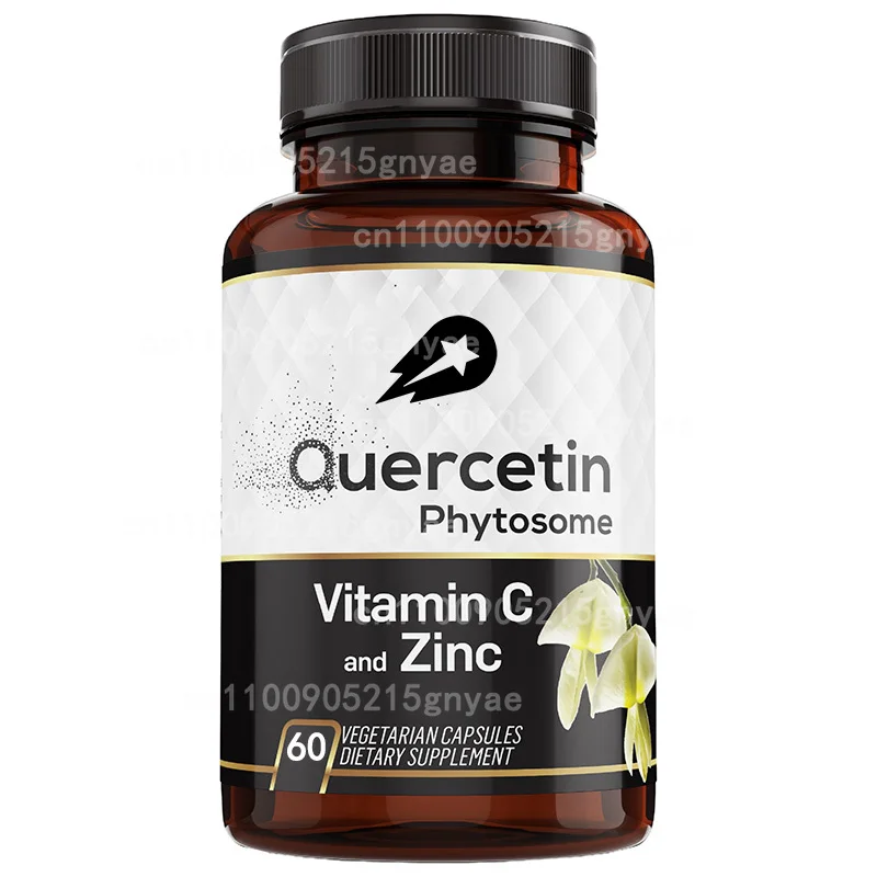 

Quercetin 500mg-60 Capsules, Immune Support, Antioxidant, and Allergy Protection Supplement, Non GMO, Gluten Free