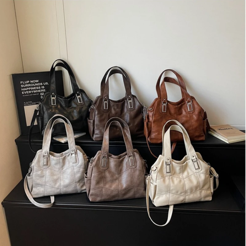 

New Women's Crossbody Bag Fashionable High-quality Women's Handbag Solid Color and Versatile Large Capacity Women's Shoulder Bag