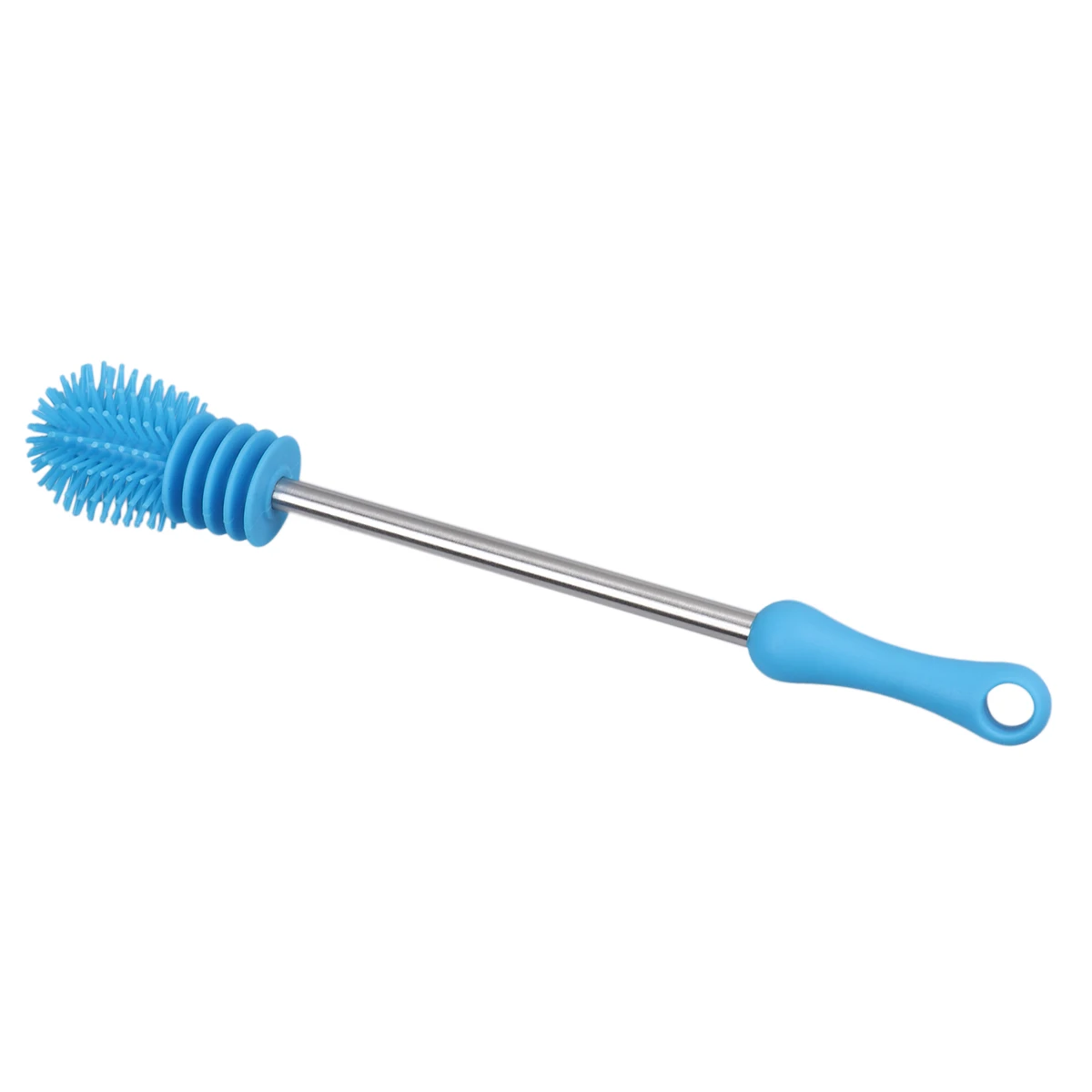 

Long Handle Feeding Bottle Cleaning Brush Glass Cup Brush Bottle Water Mug Brush for Home Kitchen (Blue)