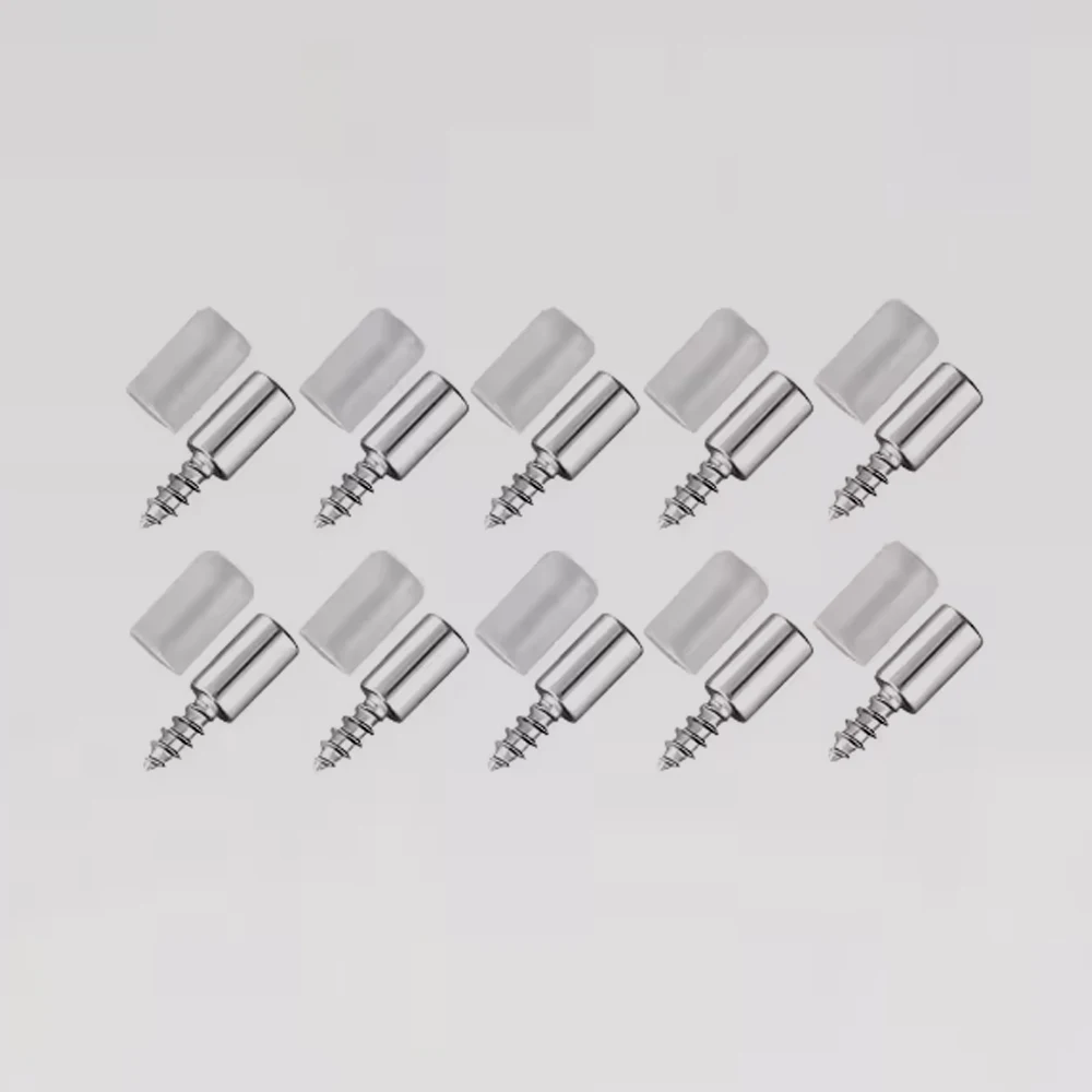 Yiqianyuan M4.5x25mm مسامير ذاتية التنصت لخزانة خزانة تخزين الرف الحاجز المسمار دعم ثابت مع الأكمام المطاطية
