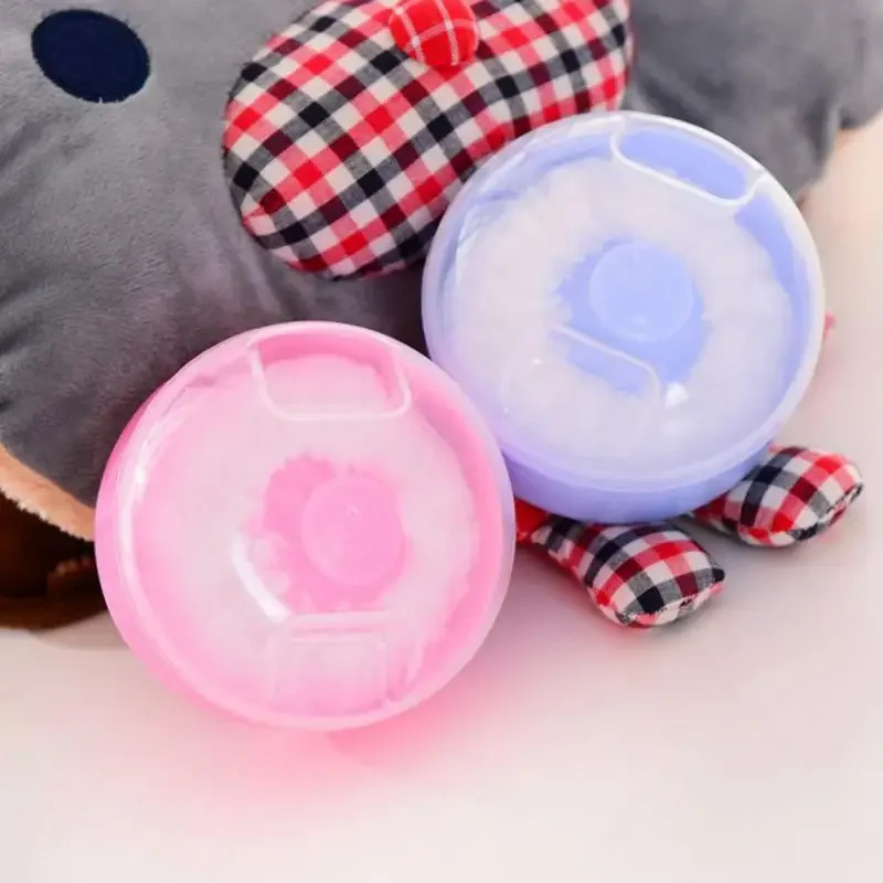 New High Quality Baby Soft Face Body Cosmetic Powder Puff Talcum  PP Box