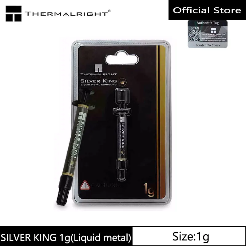 Thermalright Silver King 79W Liquid metal CPU heat-conducting silicon grease hot ointment/Do not come into contact with aluminum