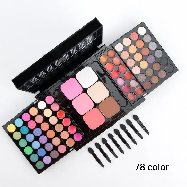 

78 color Professional Makeup Palette Sets Combo matte shimmer eye shadow Concealer Brightening waterproof Makeup Kit Cosmetics