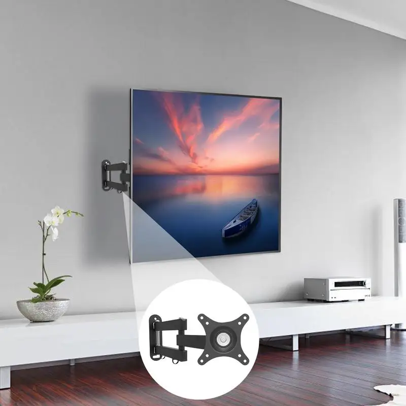 Full Motion Tv Monitor Articulating Arms LED Lcd Monitor Wall Mount LED Lcd Monitor Wall Mount Tv Wall & Ceiling Mounts For Most