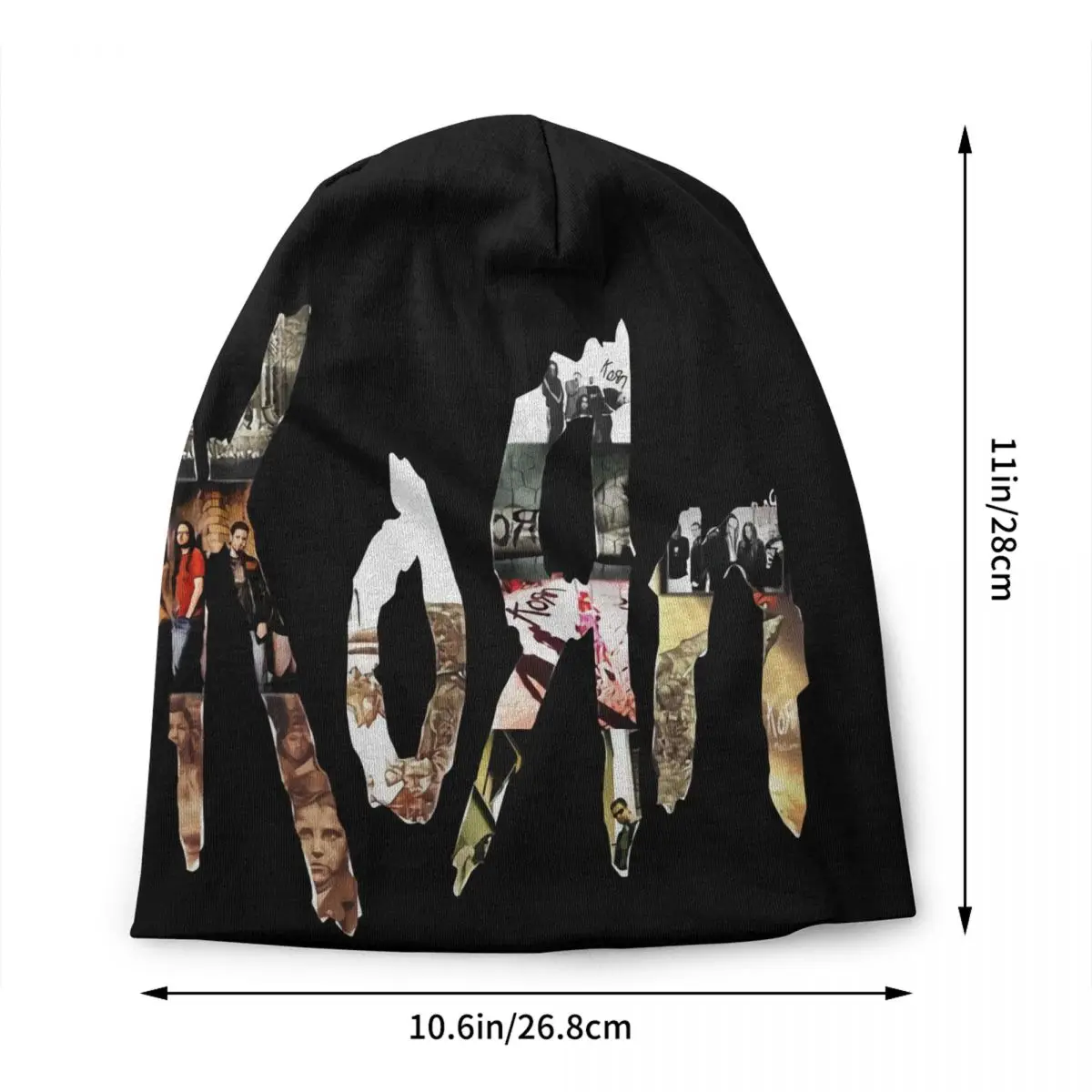 Custom Heavy Metal Music Band Kornse Beanie Cap Unisex Winter Warm Bonnet Homme Knit Hats Fashion Outdoor Skullies Beanies Caps