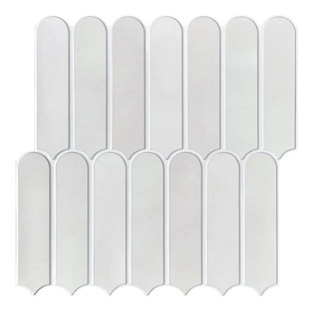 1/10 stuks 3D decoratieve tegelstickers, 3D visschubben texturen, mat 30 cm x 30 cm, water- en schimmelbestendig, voor keuken badkamer W