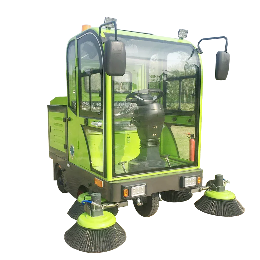 Full Closed Electric Big Size Street Sweeper for Road Floor Cleaning Efficient Dust Collection System
