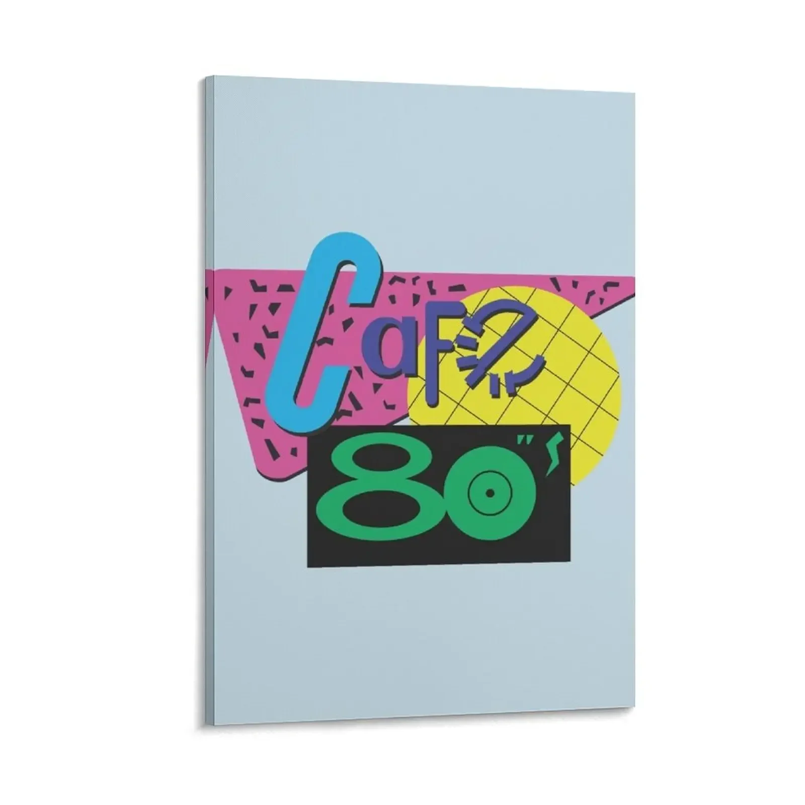 

Back To The Cafe 80's Canvas Painting room decoration accessories art decor