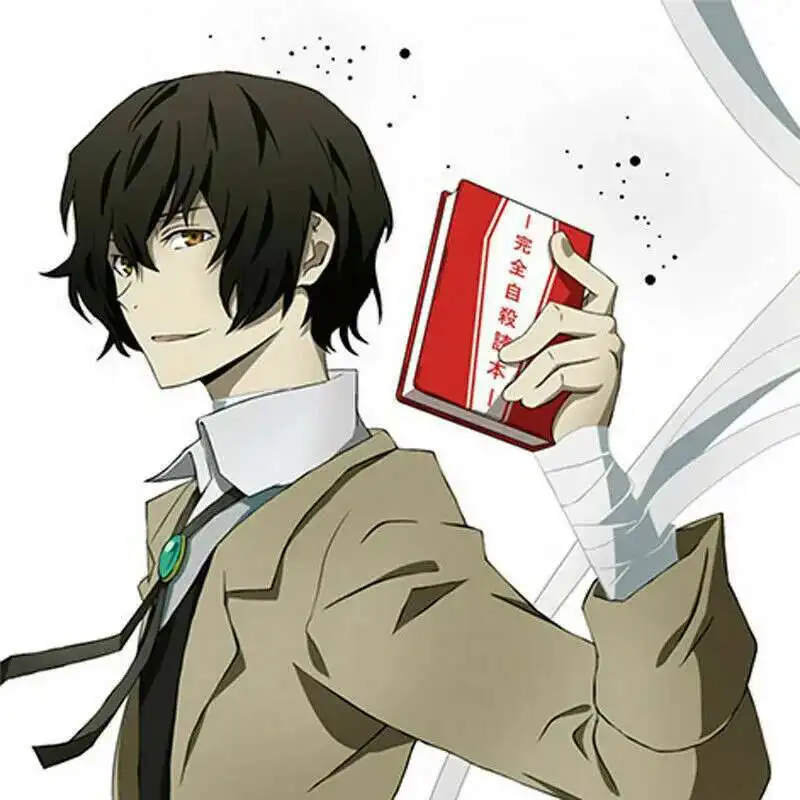 อะนิเมะ Bungo Stray Dogs Dazai Osamu คอสเพลย์โน้ตบุ๊คของสะสมคู่มือหนังสือโรงเรียนนักเรียนโน้ตบุ๊ค Prop เครื่องแต่งกาย