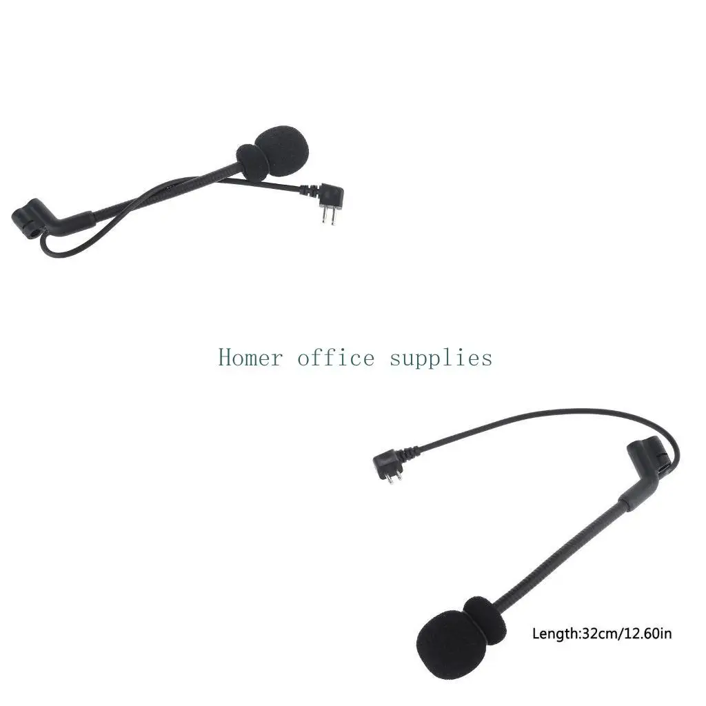 

K43B Noise Reduction Microphone Reparing Walkie Talkie Accessories Two Way Radio Interphone Replacement Microphone for H50