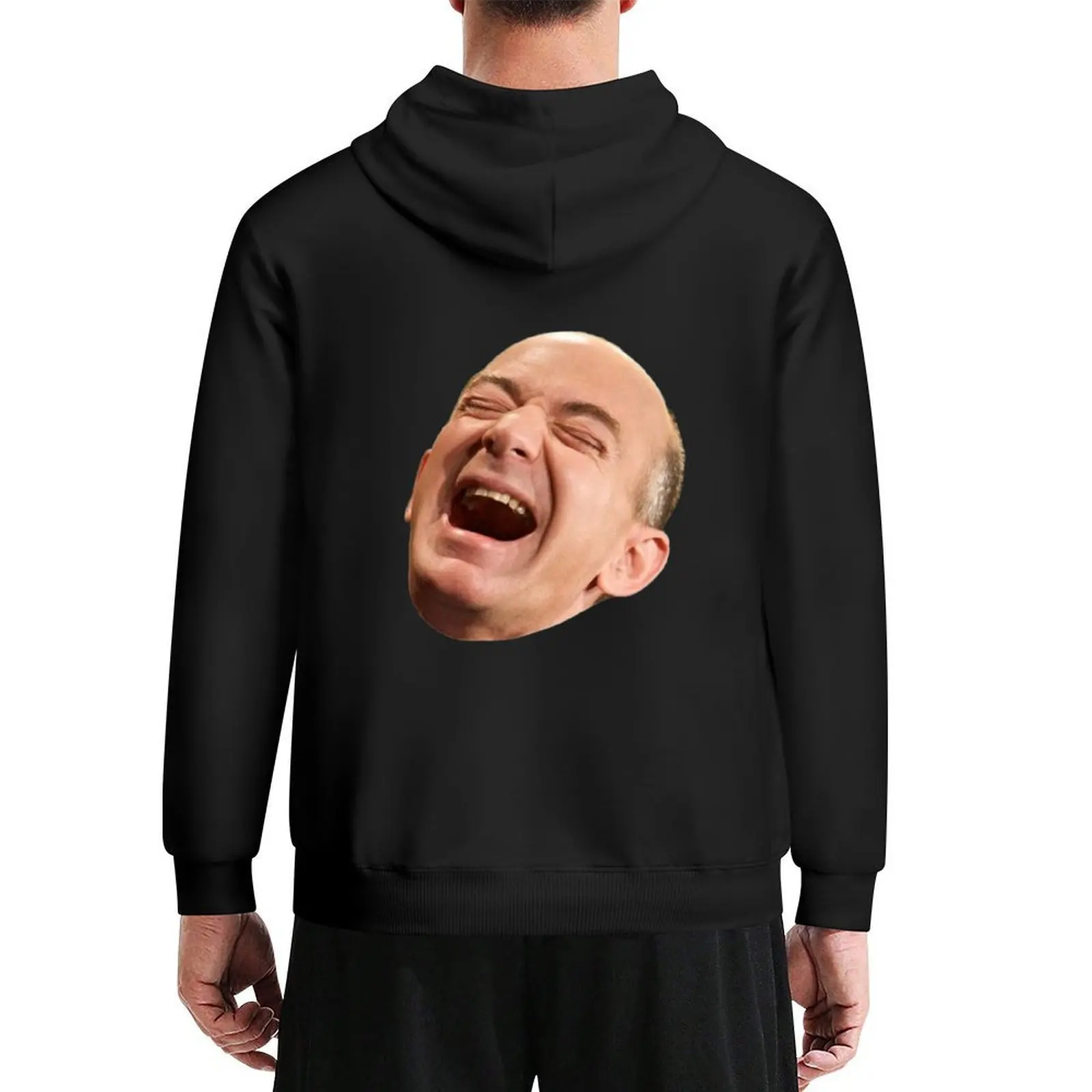 

Jeff Bezos Laughing Hoodie clothes for men korean autumn clothes men's coat men clothing hoodie man