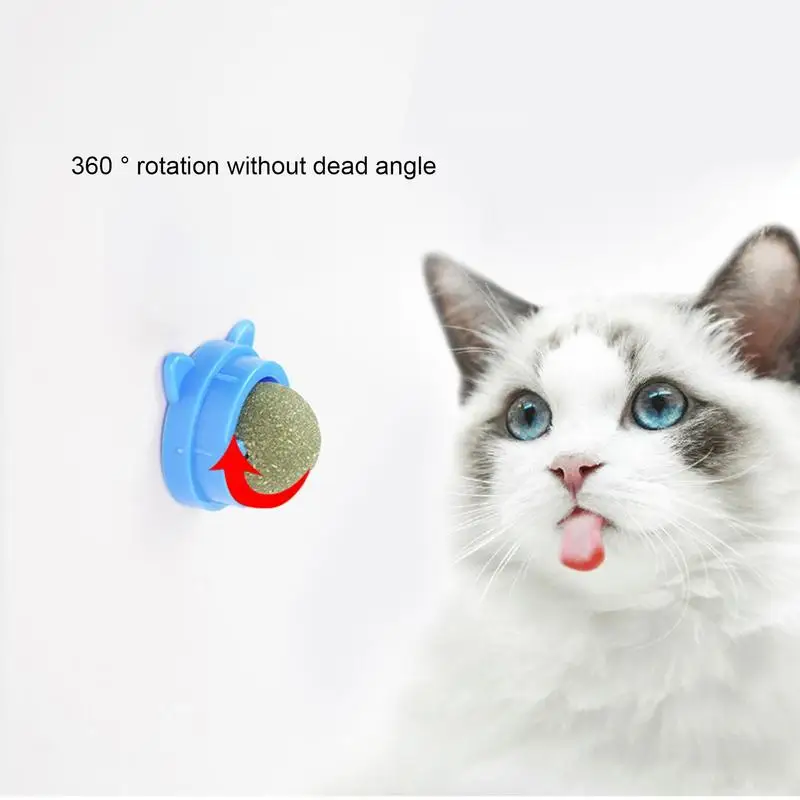 แมว Catnip ของเล่น Ball สัตว์เลี้ยง Stuff Healthy Cat Candy เลียขนมขบเคี้ยว Catnip Snack Nutrition Energy Ball แมวแมวของเล่นแมวอุปกรณ์