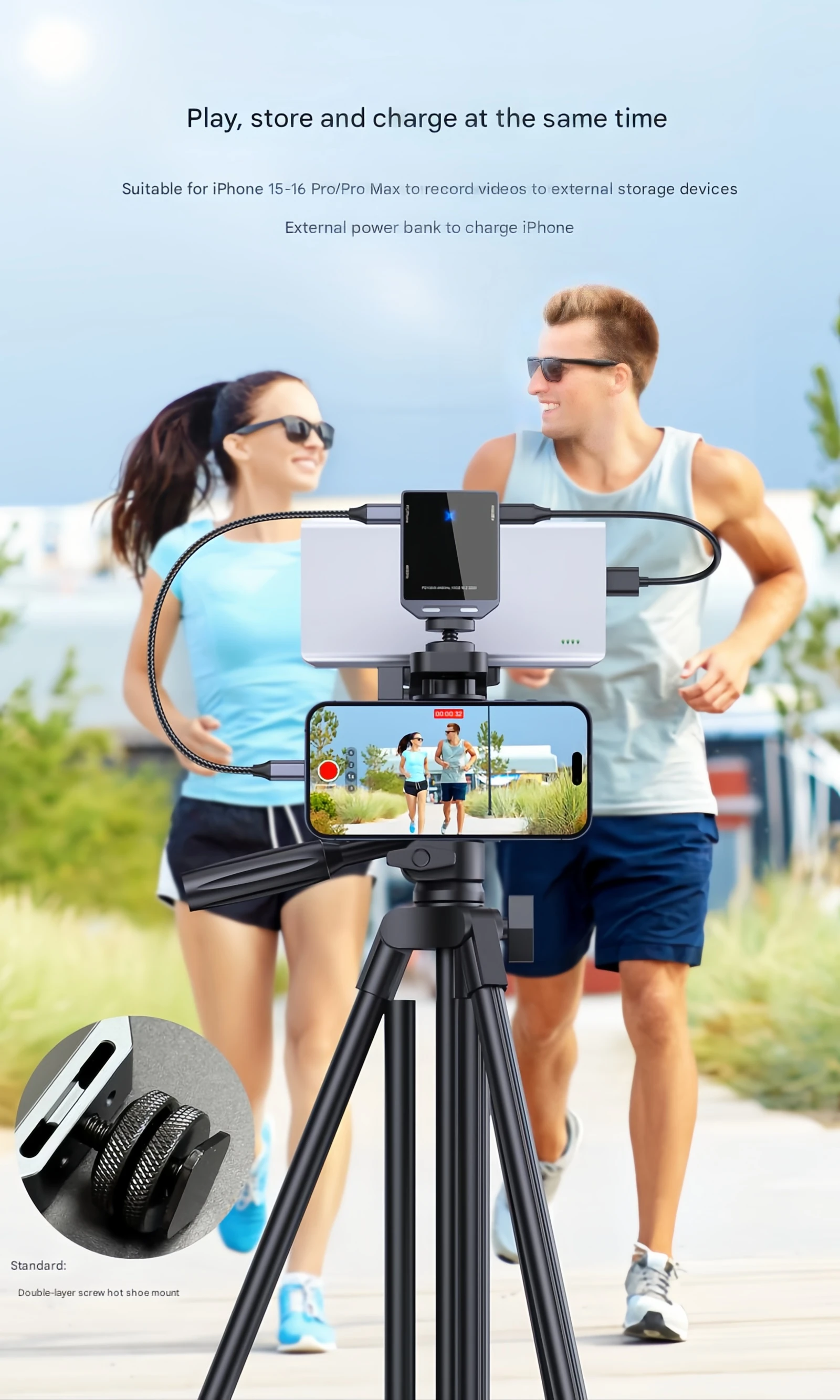 SSD Enclosure For M.2.2230 SSD Fan-cooled 3.2 Thunderbolt Type-c Hard Drive for Phones Stabilizer Multi-function C Mobile