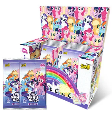 New KAYOU My Little Pony Collection Cards New Anime Rare Album Collector\'s Edition Card Party Playing Game Collectible Card Toys