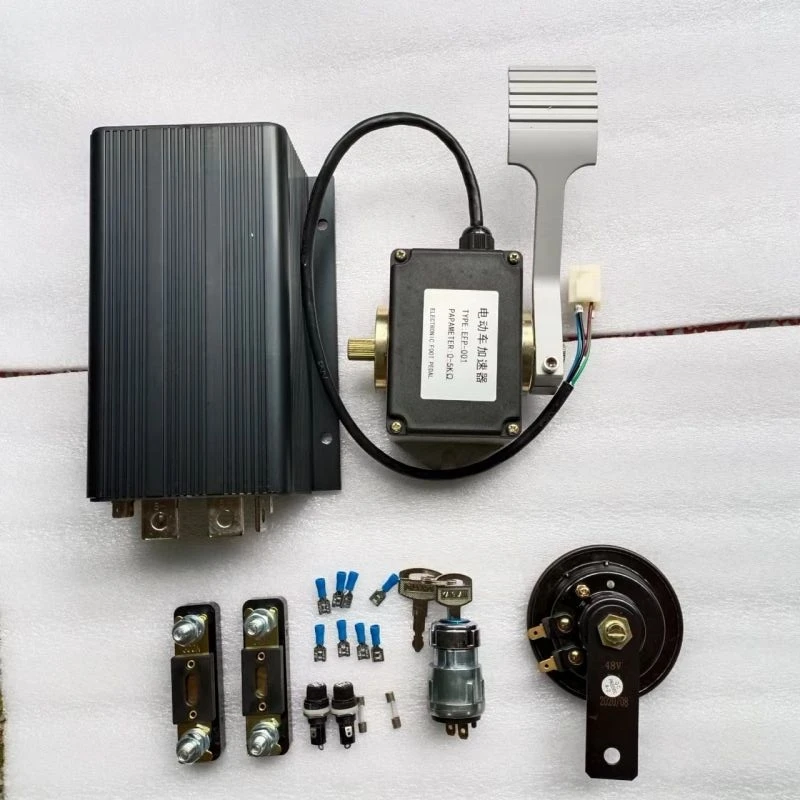 Replace Curtis 1205M-6B403 60V-80V 400A Motor Controller 803 Hour Meter 0-5K Throttle Pedal Albright DC182 Contactor Fuse Holder